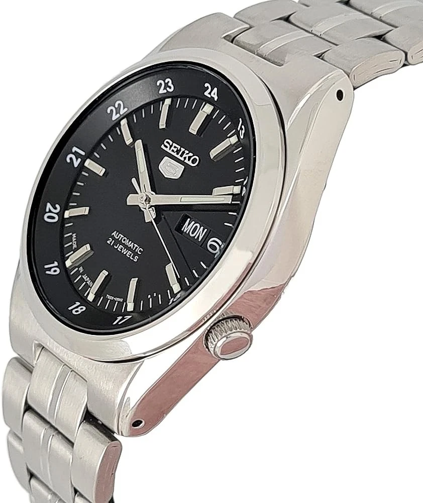 Seiko 5 Sport SNK567 SNK567J1 21 Jewels Automatic Black Dial Japan Made - Image 2